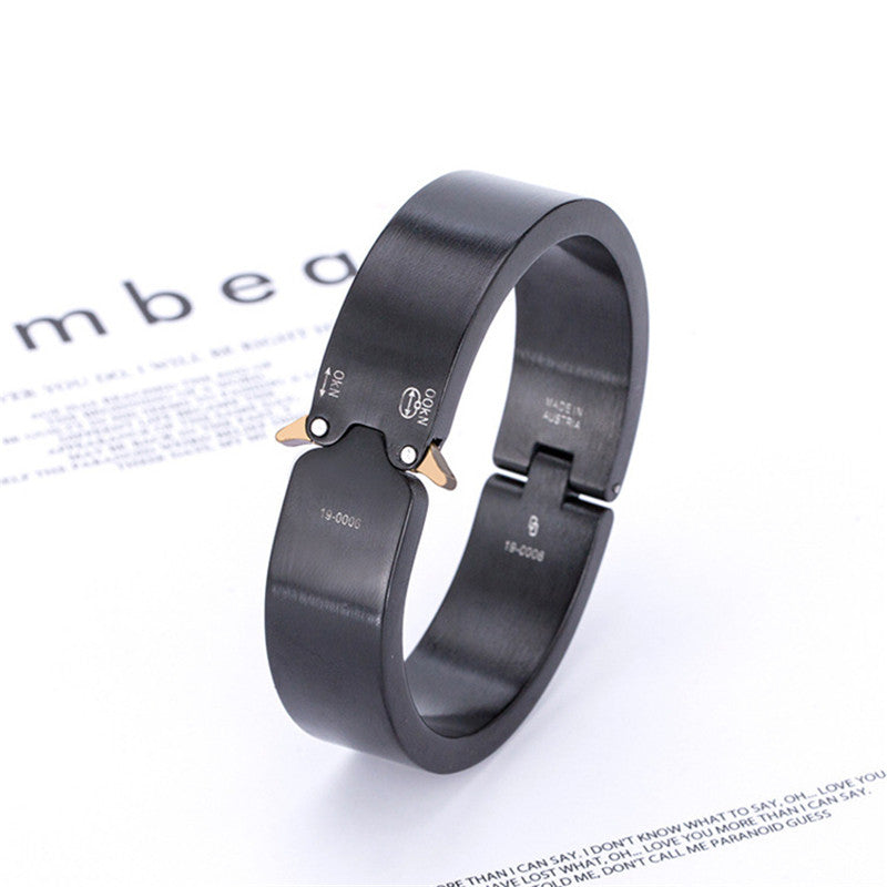 Functional Men Tai Hang Aluminum Stainless Steel Couple Bracelet