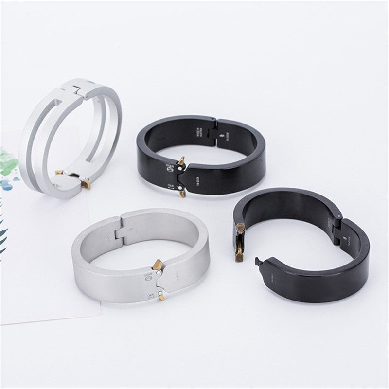 Functional Men Tai Hang Aluminum Stainless Steel Couple Bracelet