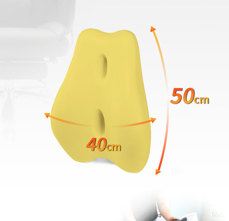 Office Chair Back Pear Shape Memory Cotton Waist Cushion Car Chair Back Cushion Waist