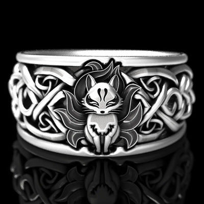 Best Selling Animal Ring Nine-Tailed Fox Pattern Ring