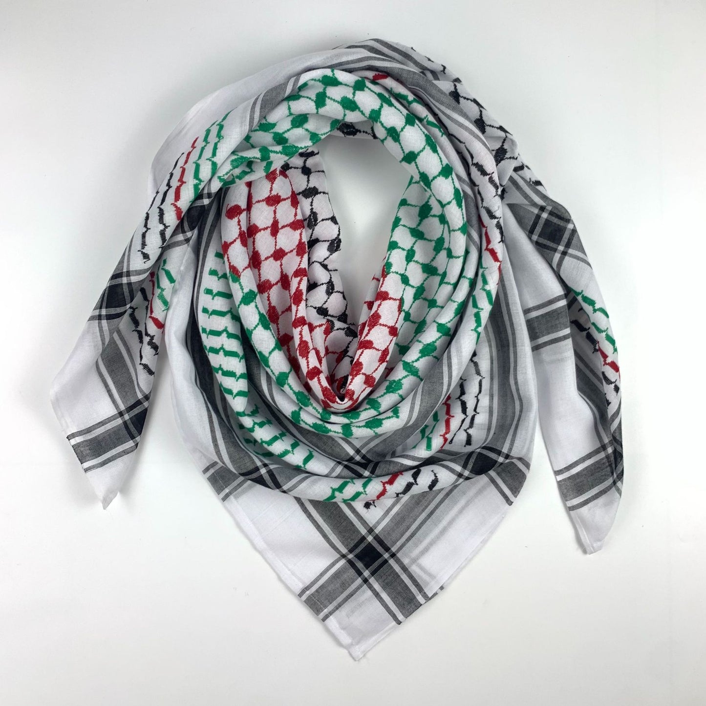 Keffiyeh Jacquard Square Scarf Men Dubai Middle East Muslim Saudi Arabia