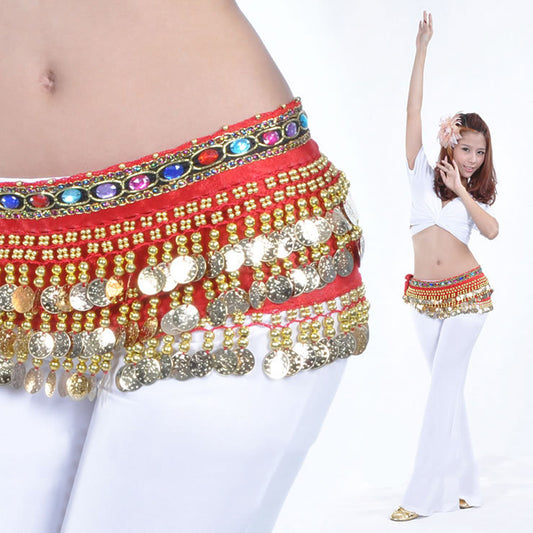 Adult Stage Performances For Beginners To Practice Hanging Coin Waist Chain