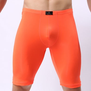 Men's Breathable Mid Waist Long Leg Underwear