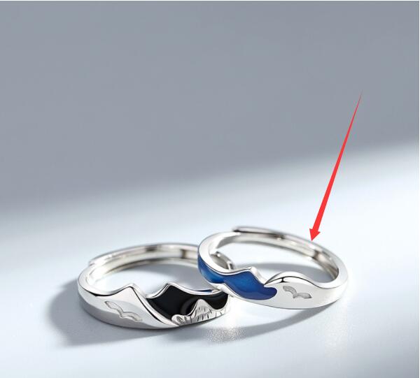 Shanmeng Eachother Sterling Silver Couple Rings