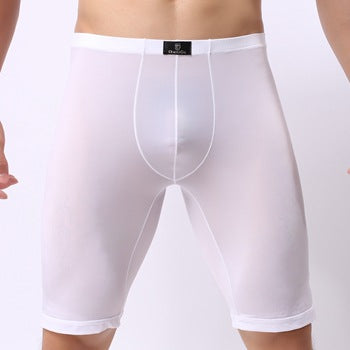 Men's Breathable Mid Waist Long Leg Underwear