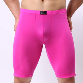 Men's Breathable Mid Waist Long Leg Underwear