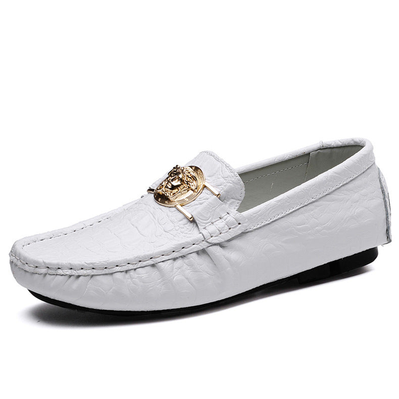 Large Size Men's Boat Shoes Flat Soled Foreign Trade Loafers Men