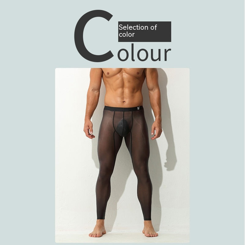 Men's Leggings Ultra-thin And Tight Fitting