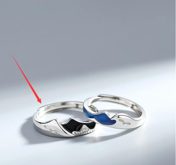 Shanmeng Eachother Sterling Silver Couple Rings