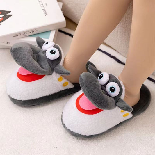 Sheep Slippers Plush Cotton Winter Thermal Home Wear Slippers