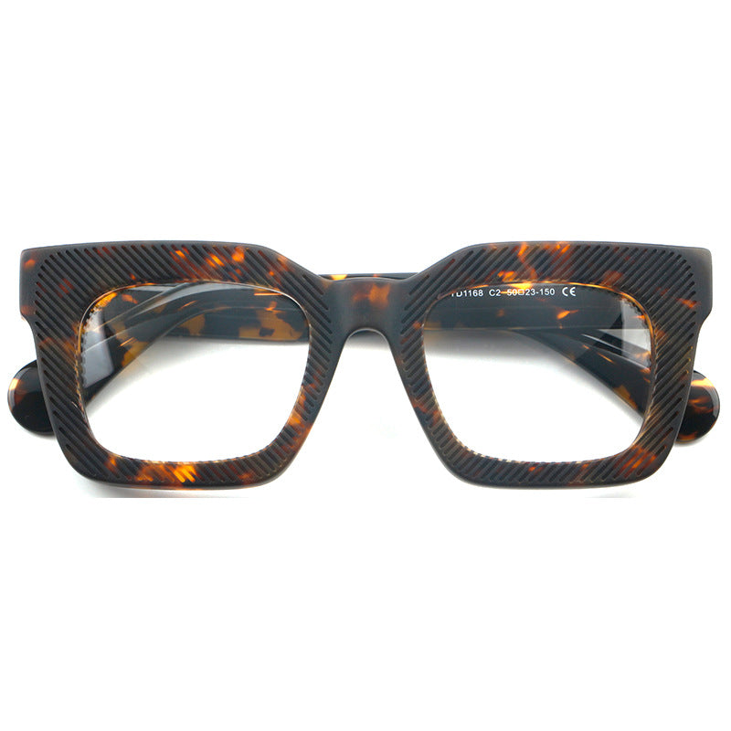 Square Trend Plate Glasses Retro Frame