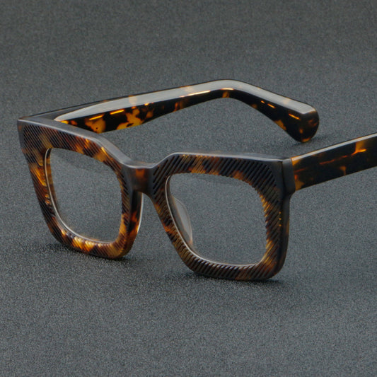 Square Trend Plate Glasses Retro Frame