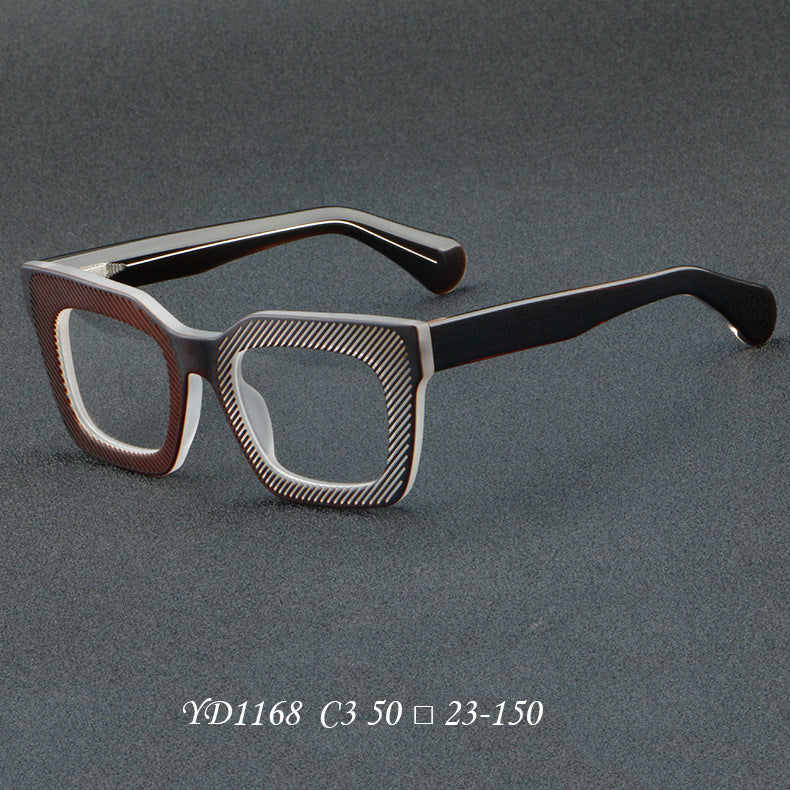 Square Trend Plate Glasses Retro Frame