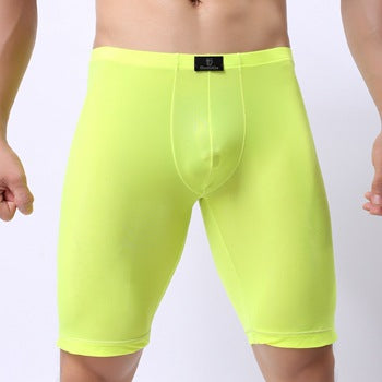 Men's Breathable Mid Waist Long Leg Underwear