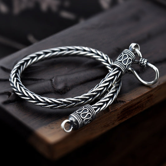 Vintage Braided Keel Bracelet Men