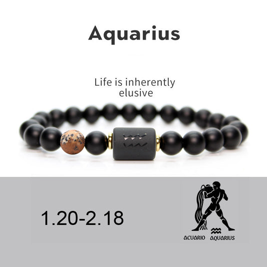 12 Constellation Men And Women Couple Bracelet