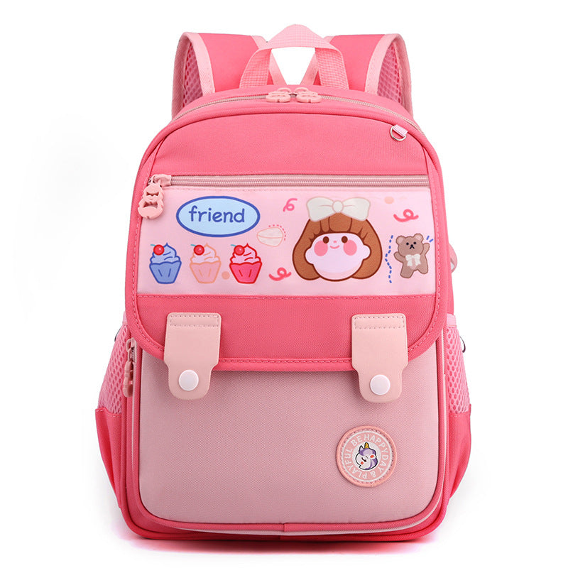Large Class Preschool Cute Cartoon Boys And Girls Lightweight Primary Backpack