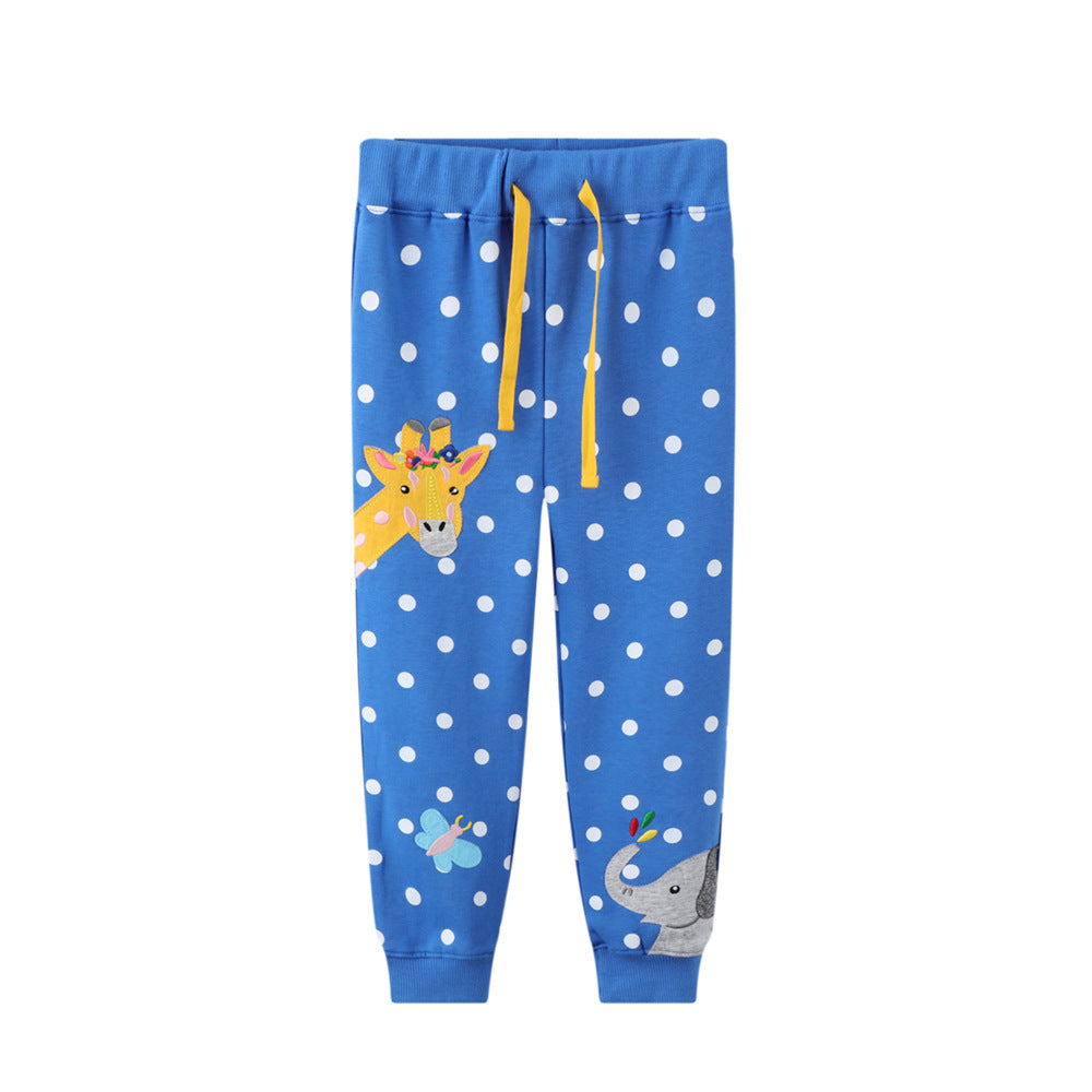 Boys Autumn Pants, Children's Clothing Knitted Breathable Trousers, Children's Outer Wear Pants