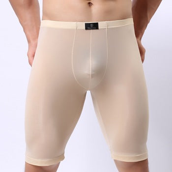 Men's Breathable Mid Waist Long Leg Underwear